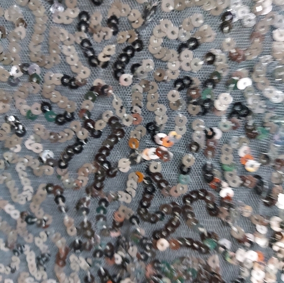 EUC Women's Pink Collection mini sequin dress, L p2p 18-21", Length 31" - Picture 4 of 9